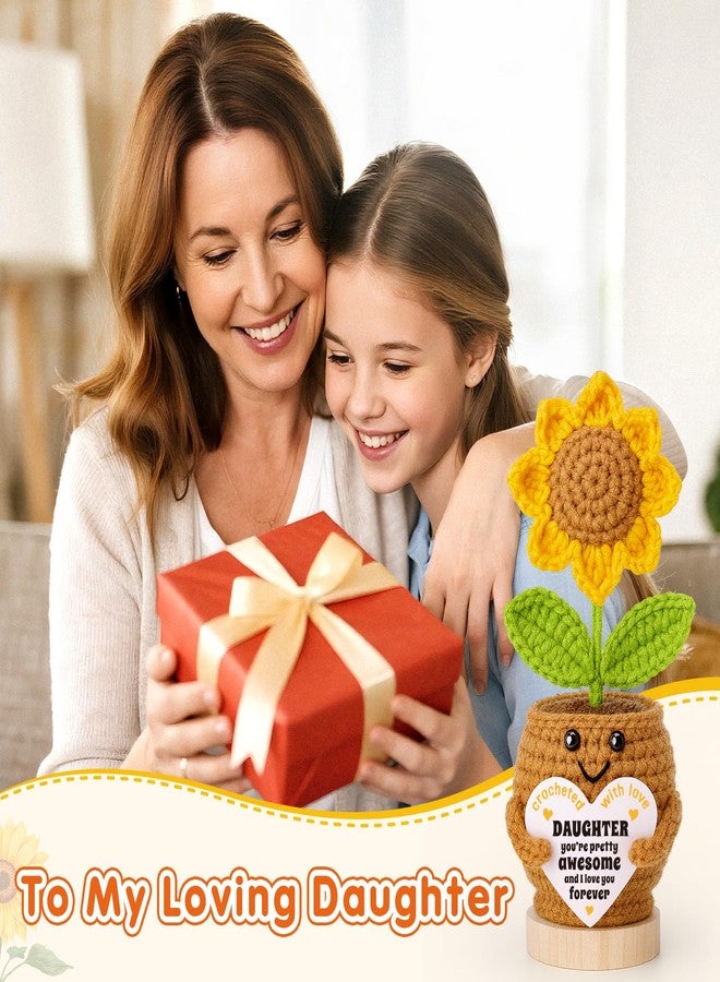 IDEGIFT Daughter Christmas Birthday Gifts from Mom Dad, Teen Girl Gifts Trendy Stuff, Daughter in Law Bonus Step 5 6 7 8 9 10 11 12 Years Old, Crochet Sunflower Valentines Tween Girls Trendy Stuff - Image 3